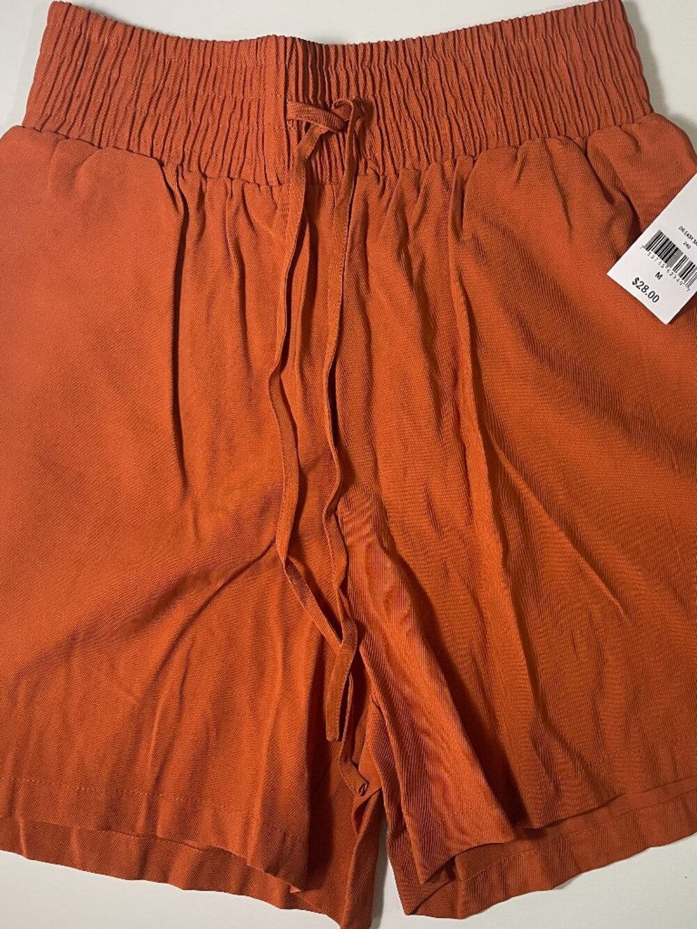 Ophelia Rowe Women’s Orange Shorts NWT Size M New With Tags Lightweight